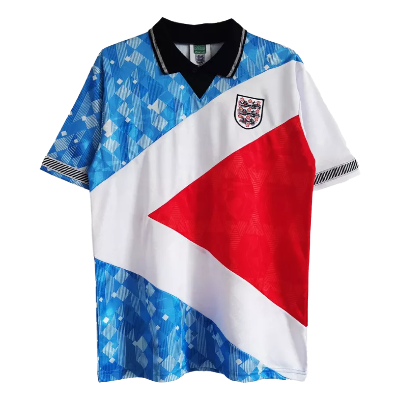 Retro England Tricolor Jersey 1990 - vstockx