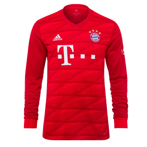 Bayern Munich Home Long Sleeve Soccer Jersey 2019/20 - vstockx