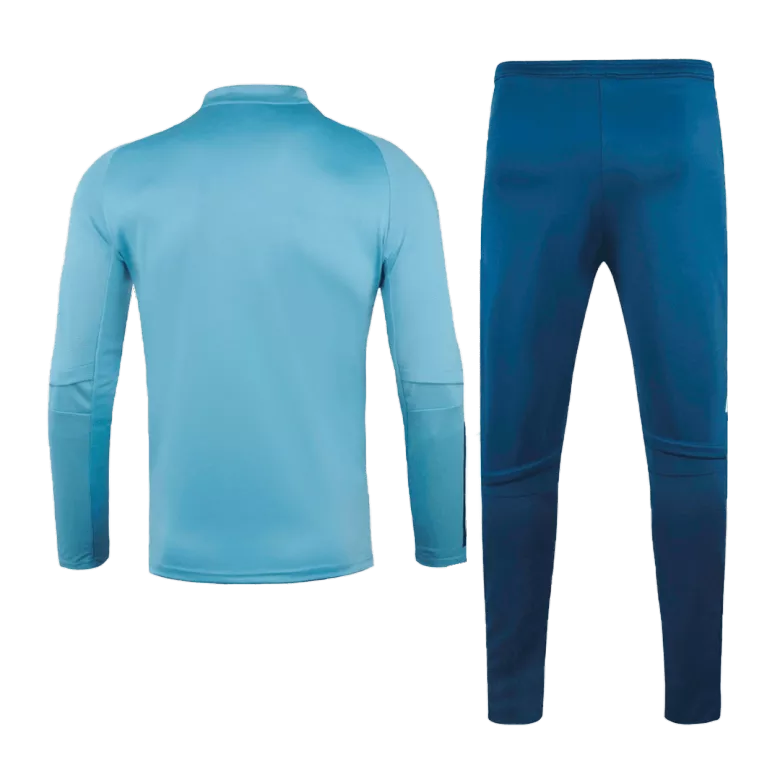 Ajax 1/4 Zip Tracksuit 2020/21 Light Blue - vstockx