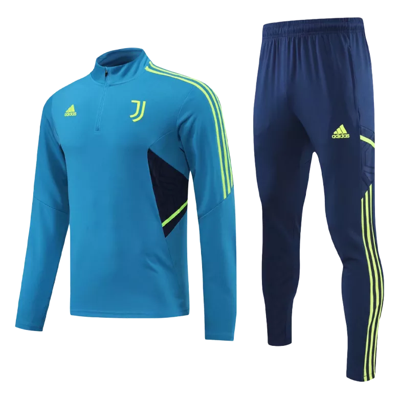 Juventus 1/4 Zip Tracksuit 2022/23 Blue - vstockx