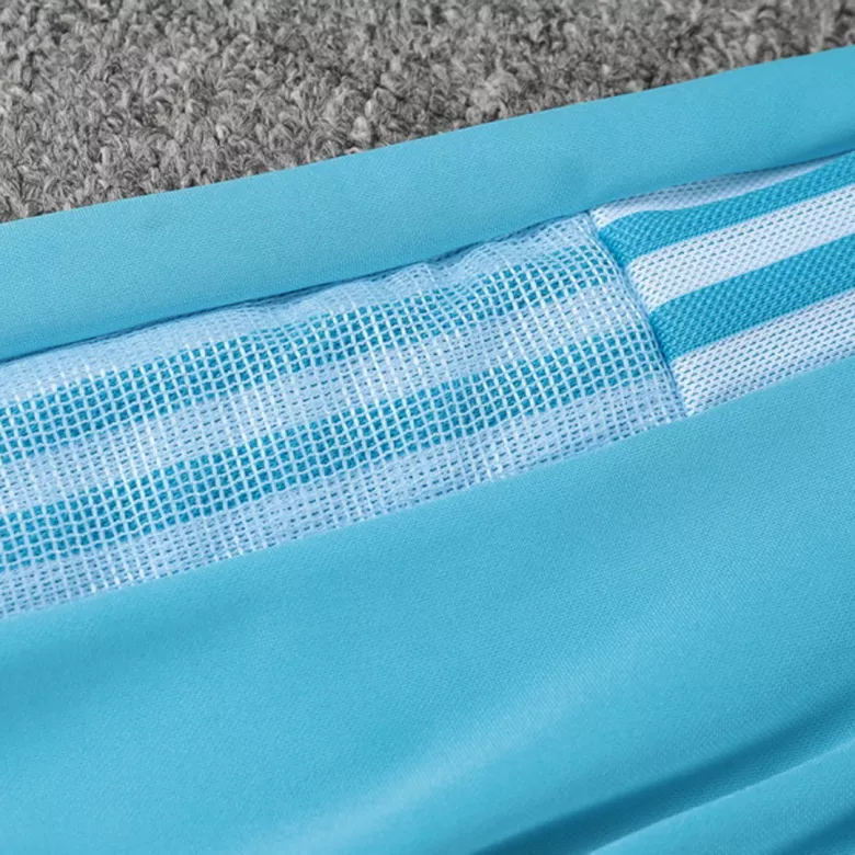 Real Madrid 1/4 Zip Tracksuit 2021/22 Sky Blue - vstockx