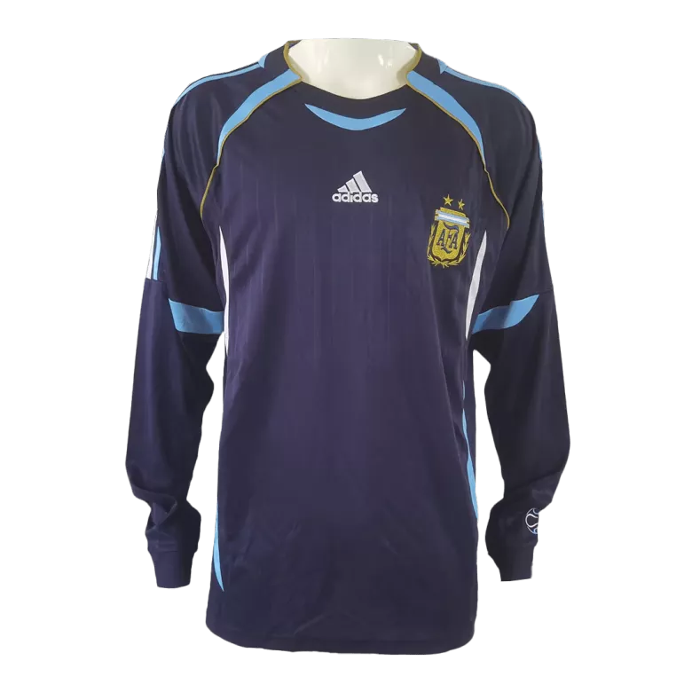 Vintage Soccer Jersey Argentina Away Long Sleeve 2006 - vstockx