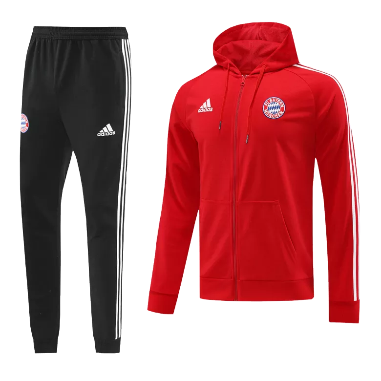 Bayern Munich Hoodie Tracksuit 2022/23 Red - vstockx