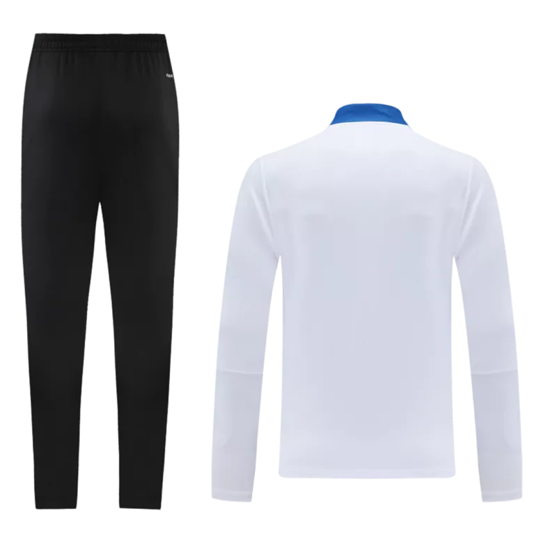 Real Madrid 1/4 Zip Tracksuit 2021/22 White - vstockx