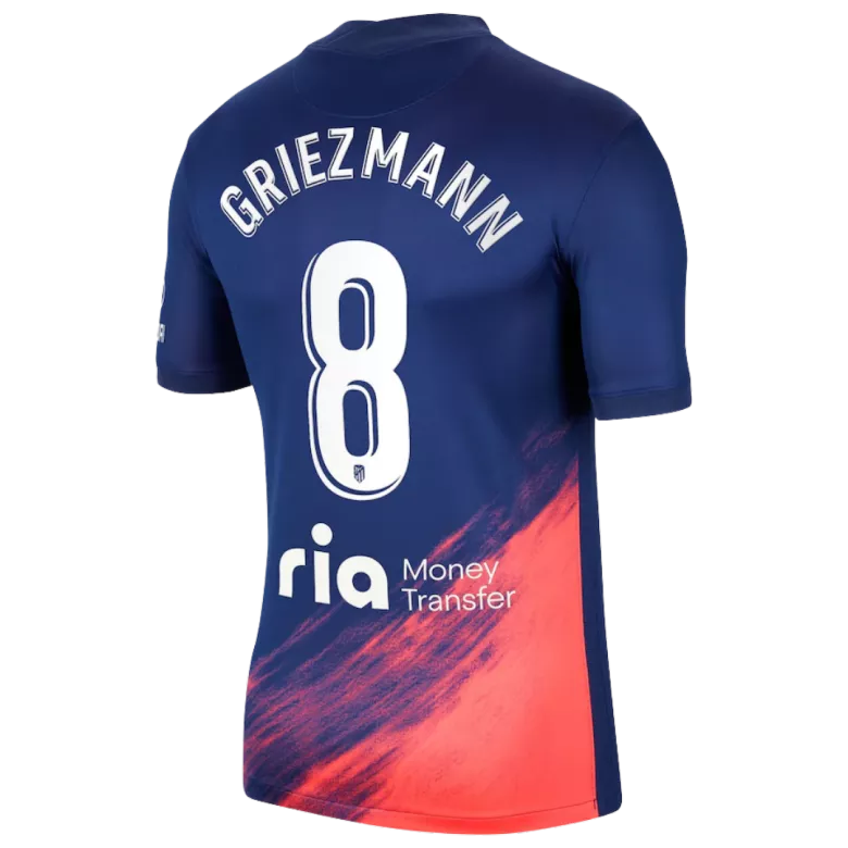 Antoine Griezmann #8 Atletico Madrid Away Soccer Jersey 2021/22 - vstockx