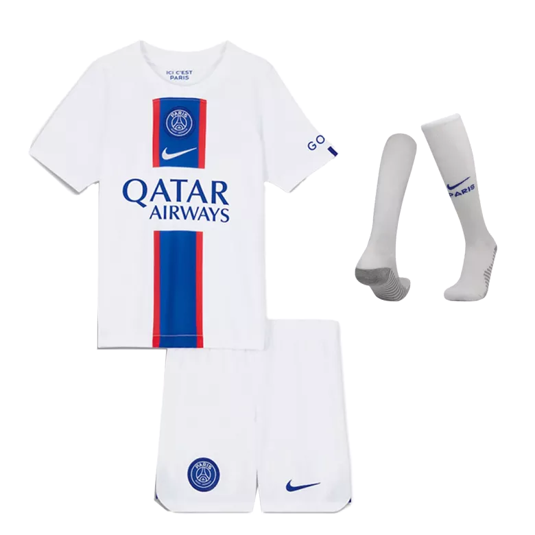 NEYMAR JR #10 PSG Third Away Kids Jerseys Full Kit 2022/23 - vstockx