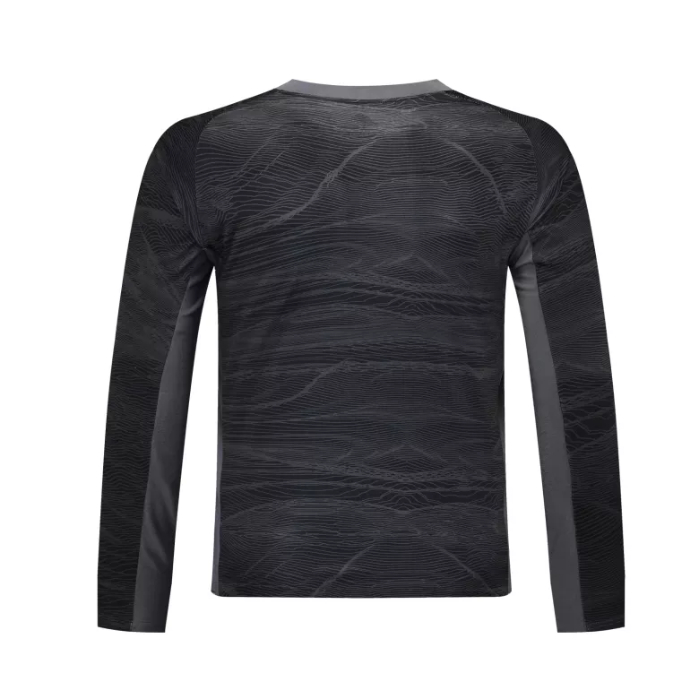 Real Madrid Goalkeeper Long Sleeve Kids Soccer Jerseys Kit 2022 - vstockx