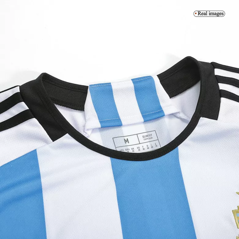Argentina Home Long Sleeve Soccer Jersey 2022 - vstockx