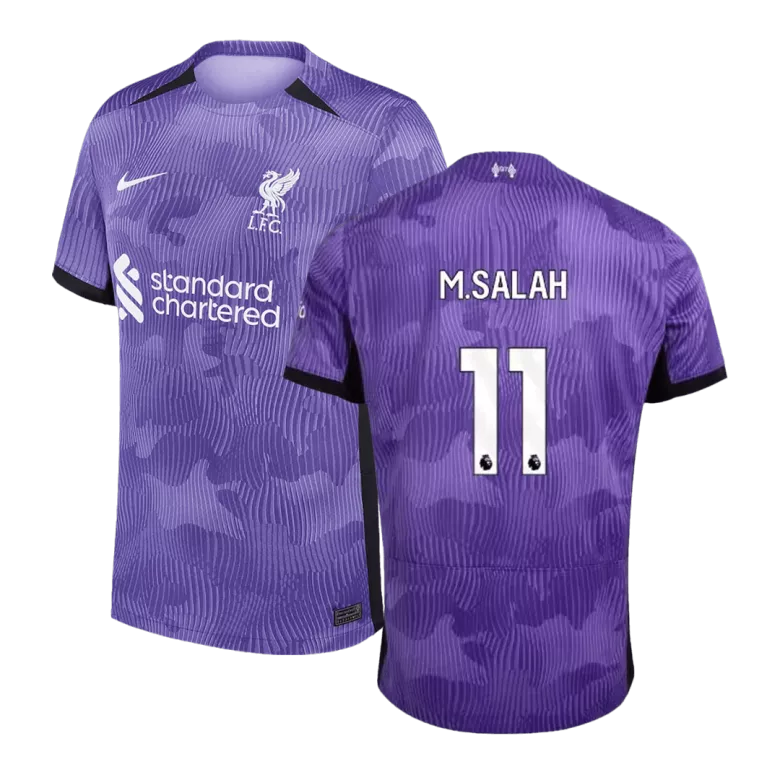 M.SALAH #11 Liverpool Third Away Soccer Jersey 2023/24 - vstockx