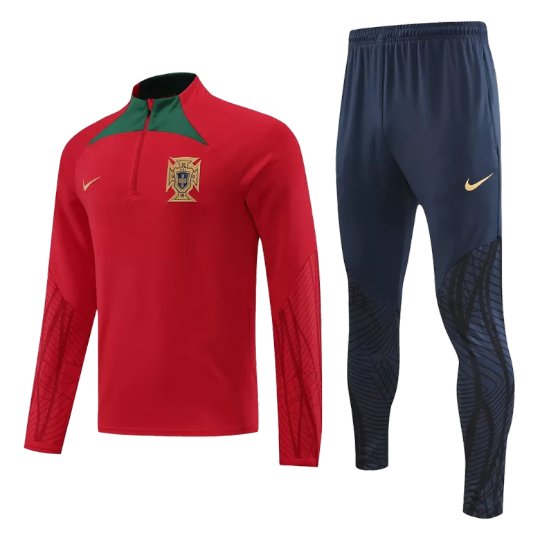 Portugal 1/4 Zip Tracksuit 2022 Red - vstockx