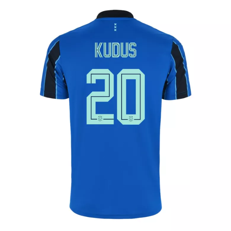 KUDUS #20 Ajax Away Soccer Jersey 2021/22 - vstockx