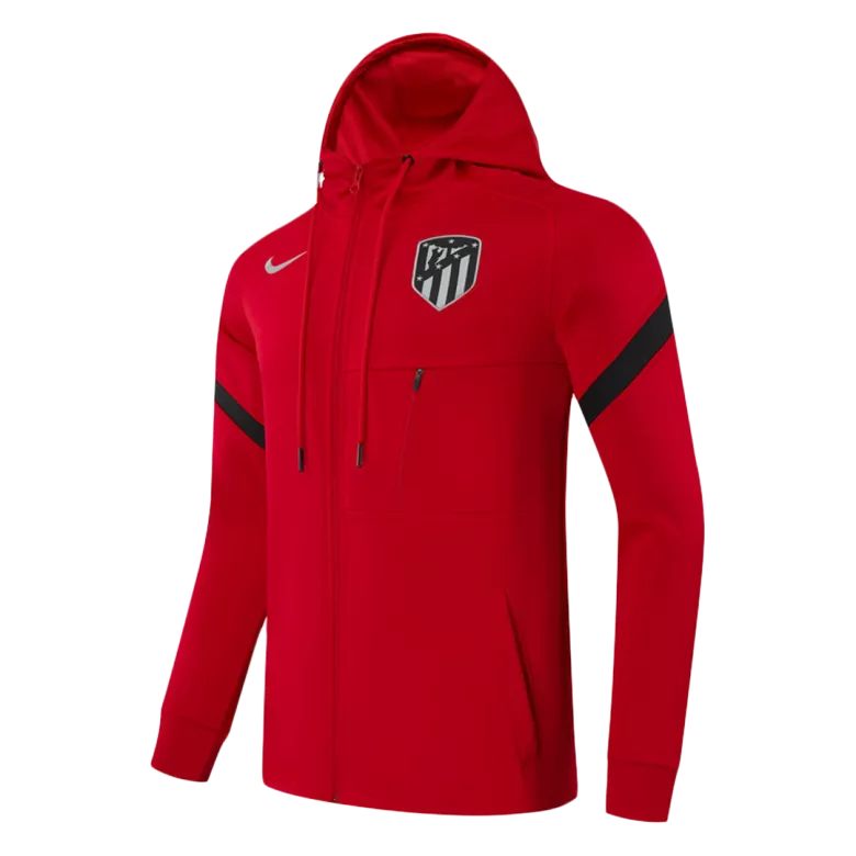 Atletico Madrid Hoodie Tracksuit 2021 Red - vstockx