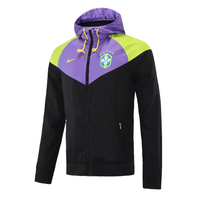 Brazil Hoodie Hoodie Jacket 2021/22 Black - vstockx