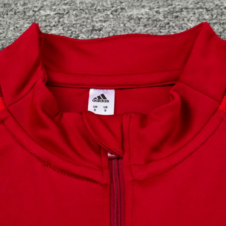 Bayern Munich 1/4 Zip Tracksuit 2021/22 Red - vstockx