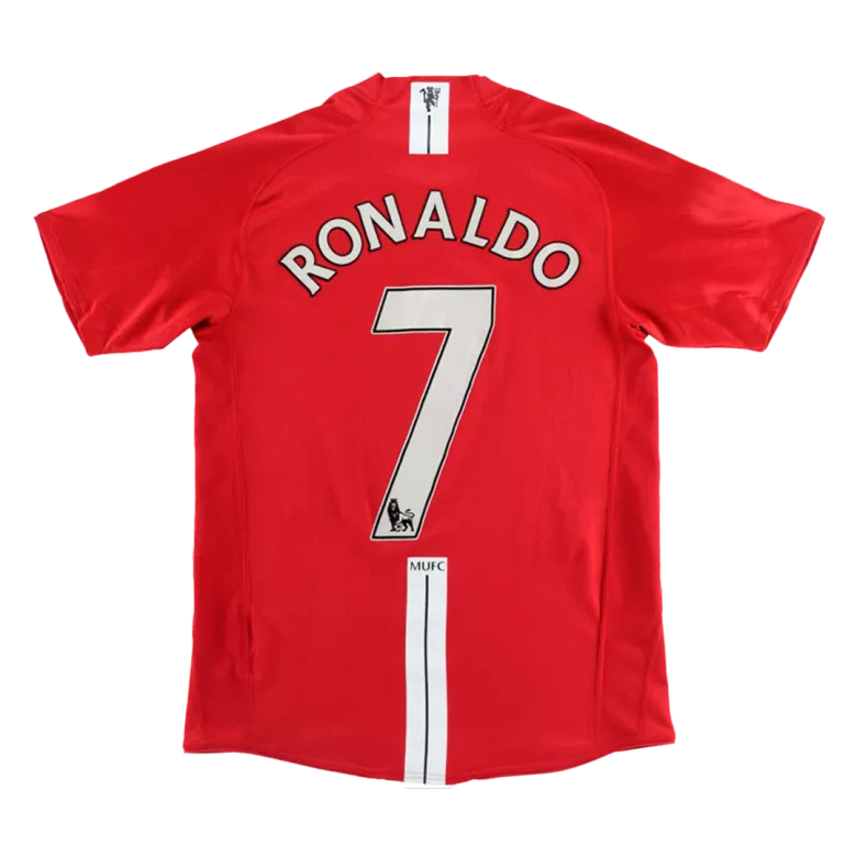 Vintage Soccer Jersey RONALDO #7 Manchester United Home 2007/08 - vstockx