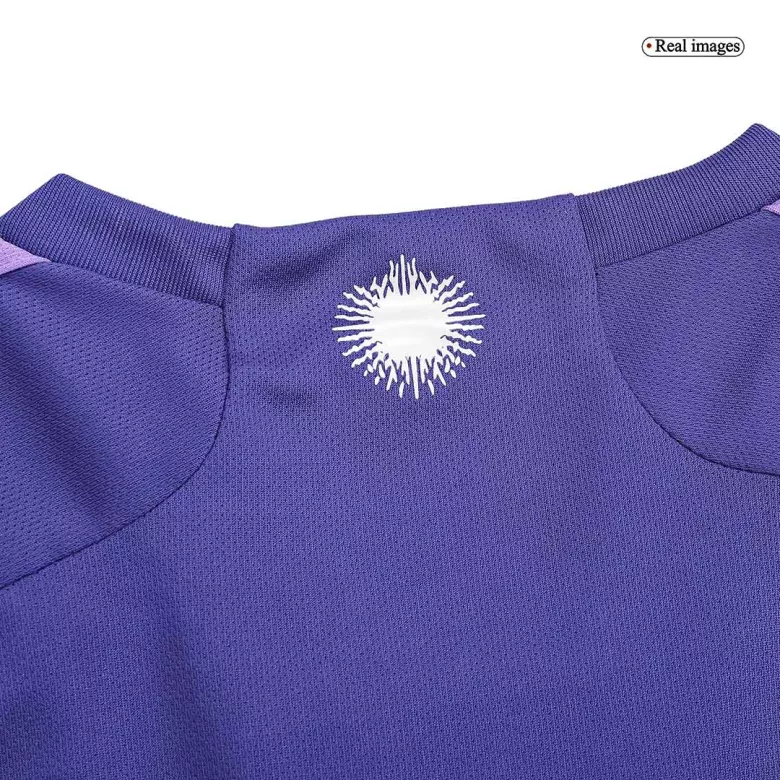 Argentina Away Long Sleeve Soccer Jersey 2022 - vstockx