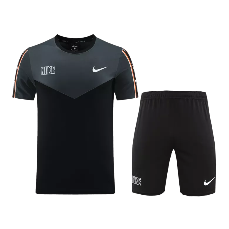 NK-ND03 Customize Team Jersey Kit(Shirt+Short) Black&Gray - vstockx