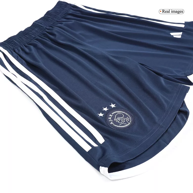 Ajax Away Soccer Shorts 2023/24 - vstockx