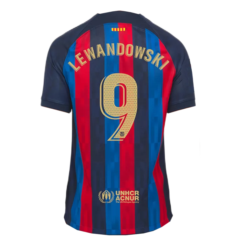 LEWANDOWSKI #9 Barcelona Home Soccer Jersey 2022/23 - vstockx
