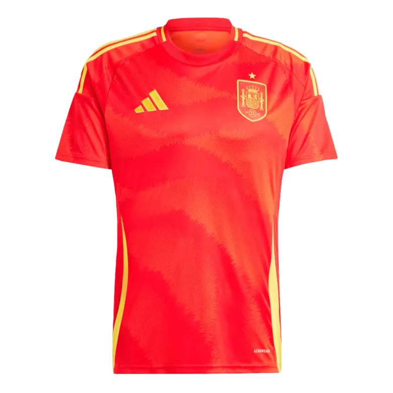 Spain Home Soccer Jersey EURO 2024 - vstockx
