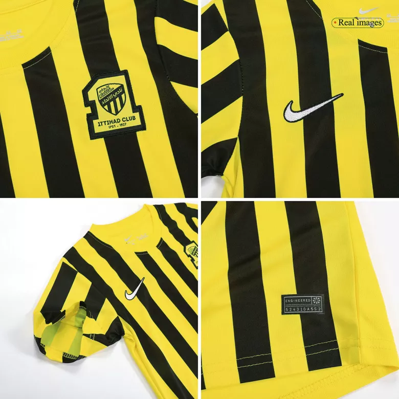 Al Ittihad Saudi Home Kids Jerseys Kit 2022/23 - vstockx