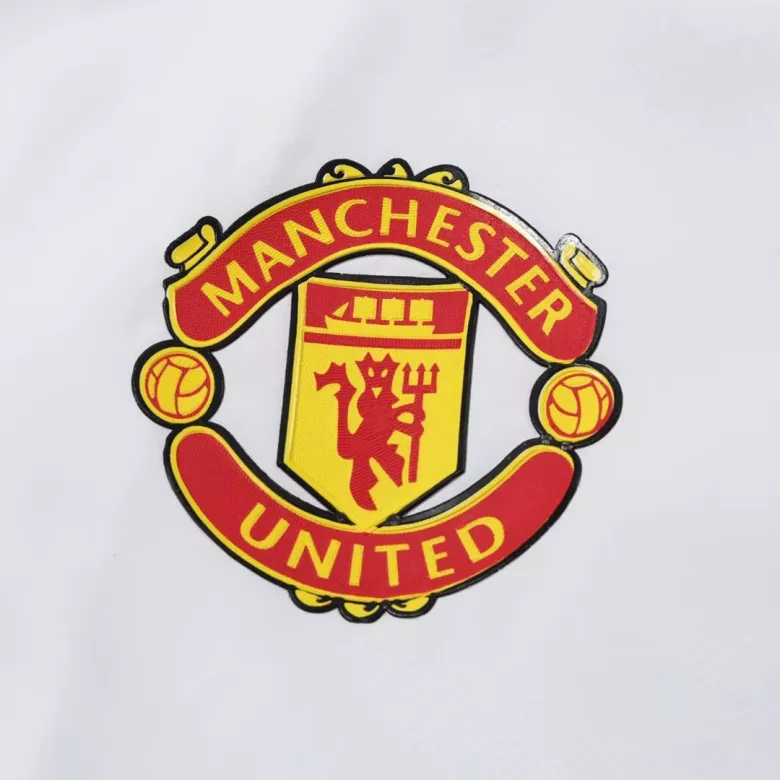 Manchester United Hoodie Windbreaker Jacket 2023/24 - White - vstockx