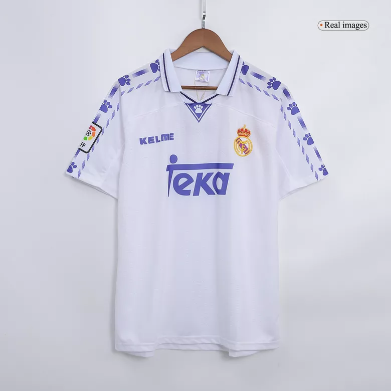 Retro Real Madrid Home Jersey 1996/97 By Kelme - vstockx