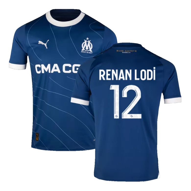 RENAN LODI #12 Marseille Away Soccer Jersey 2023/24 - vstockx