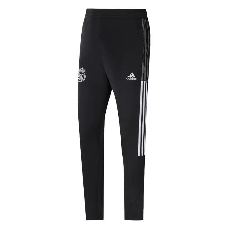 Real Madrid Hoodie Tracksuit 2021/22 Kids Black - vstockx