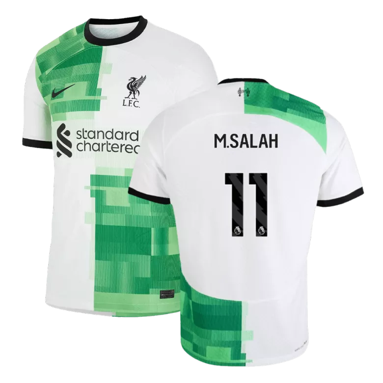 M.SALAH #11 Liverpool Away Soccer Jersey 2023/24 - vstockx