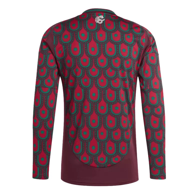 Mexico Home Long Sleeve Soccer Jersey Copa America 2024 - vstockx