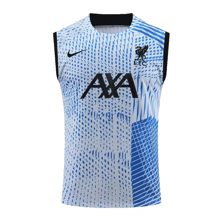 Liverpool Jerseys Sleeveless Training Kit 2023/24 Blue - vstockx
