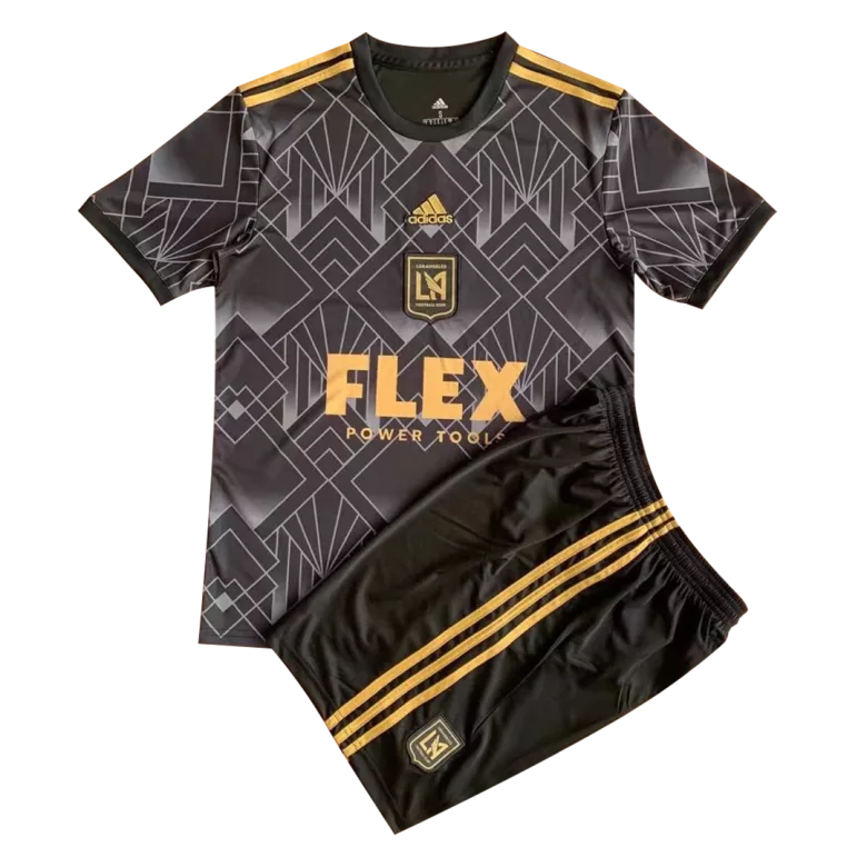 Los Angeles FC Home Kids Soccer Jerseys Kit 2022 - vstockx
