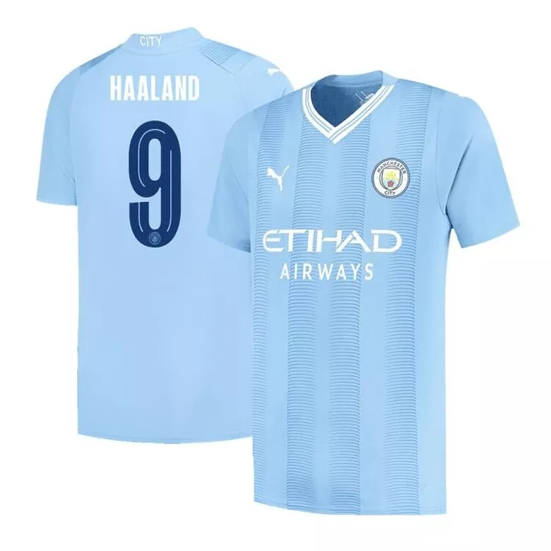 HAALAND #9 Manchester City Home Jersey 2023/24 - UCL - vstockx