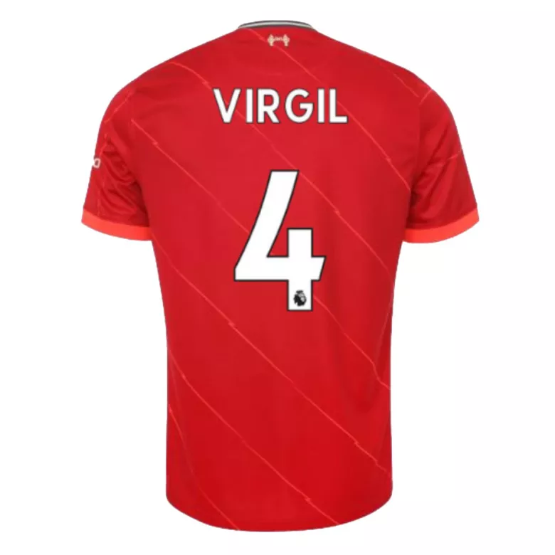 VIRGIL #4 Liverpool Home Soccer Jersey 2021/22 - vstockx