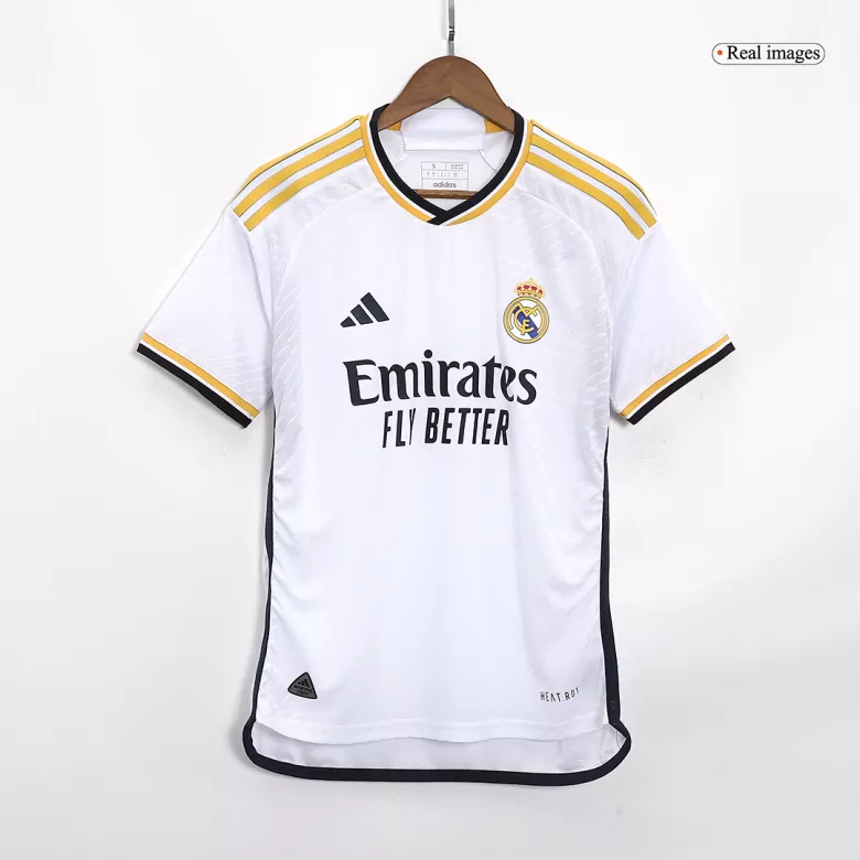 VINI JR. #7 Real Madrid Home Authentic Jersey 2023/24 - vstockx
