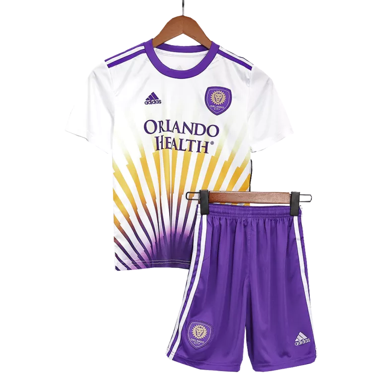 Orlando City Away Kids Soccer Jerseys Kit 2022 - vstockx