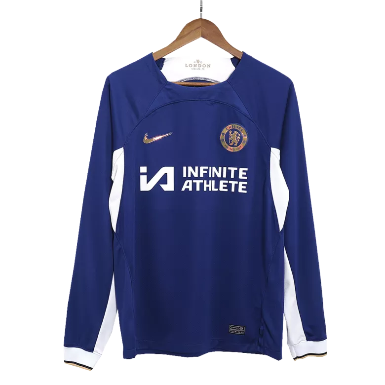 Chelsea Home Long Sleeve Soccer Jersey 2023/24 - vstockx