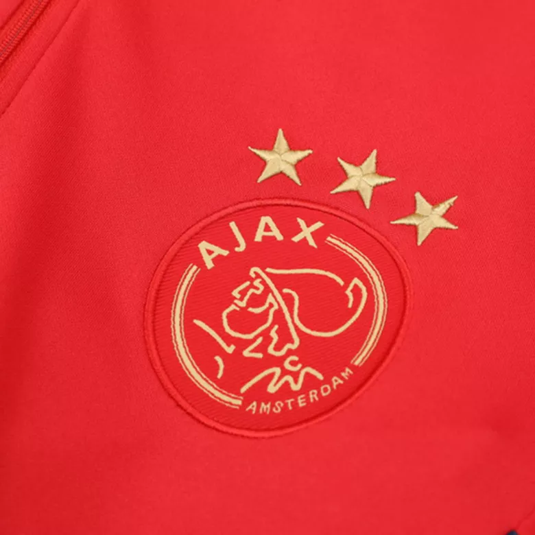 Ajax 1/4 Zip Tracksuit 2022/23 Kids Red - vstockx
