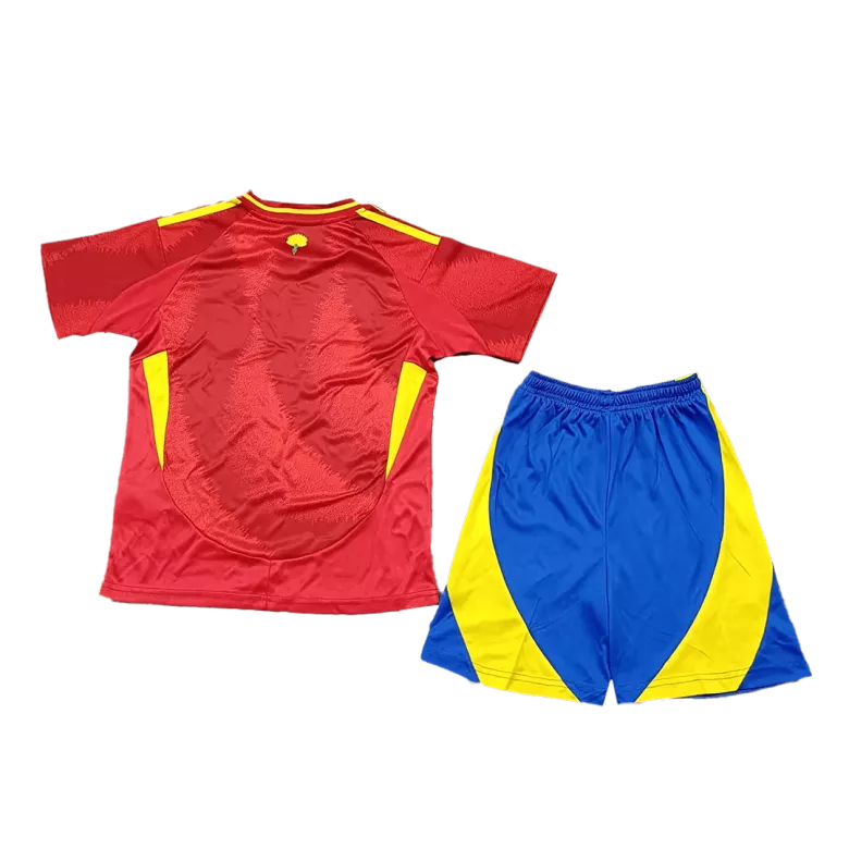 Spain Home Kids Soccer Jerseys Kit EURO 2024 - vstockx