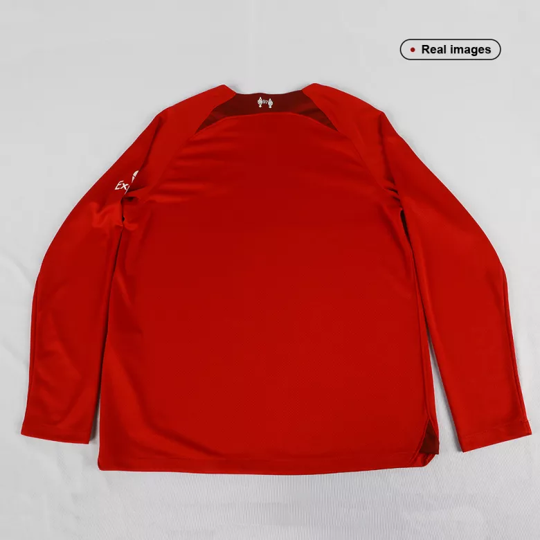 Liverpool Home Long Sleeve Soccer Jersey 2022/23 - vstockx