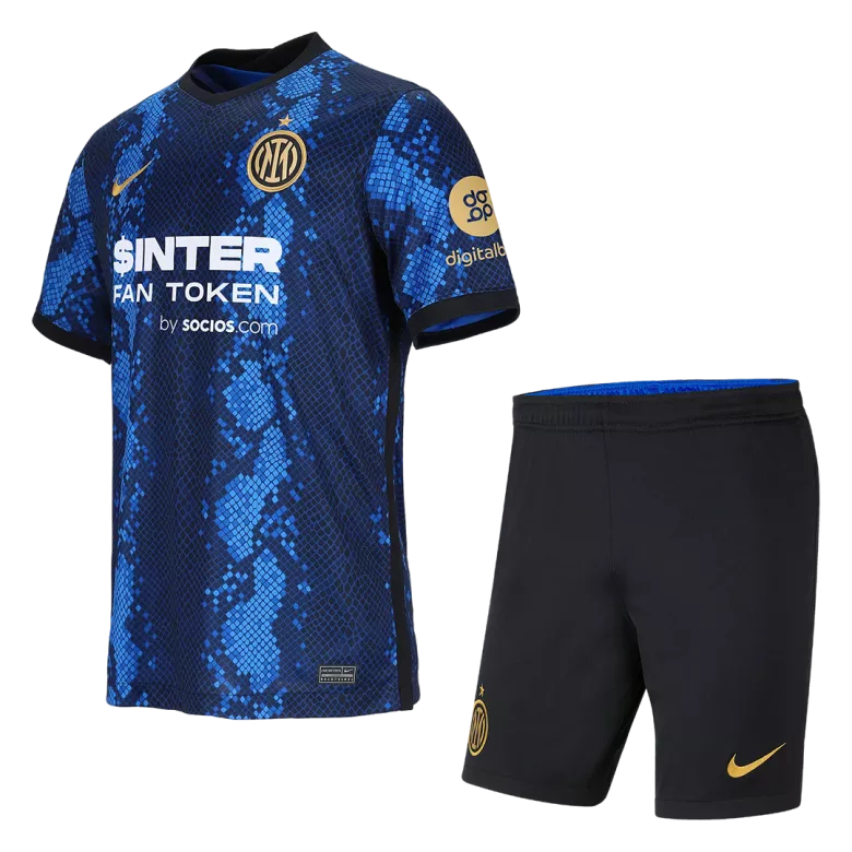 Inter Milan Home Kids Soccer Jerseys Kit 2021/22 - vstockx