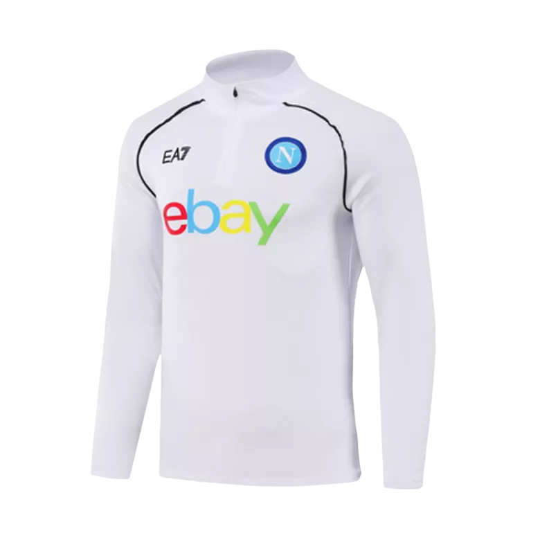 Napoli 1/4 Zip Tracksuit 2023/24 White - vstockx