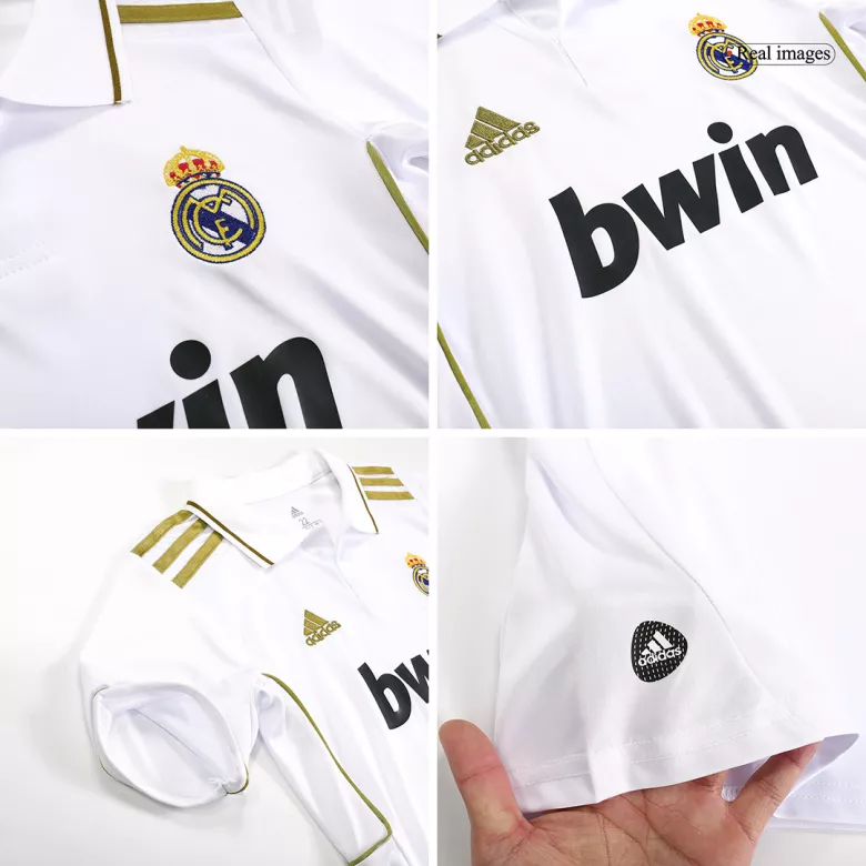 Real Madrid Home Kids Soccer Jerseys Kit 2011/12 - vstockx