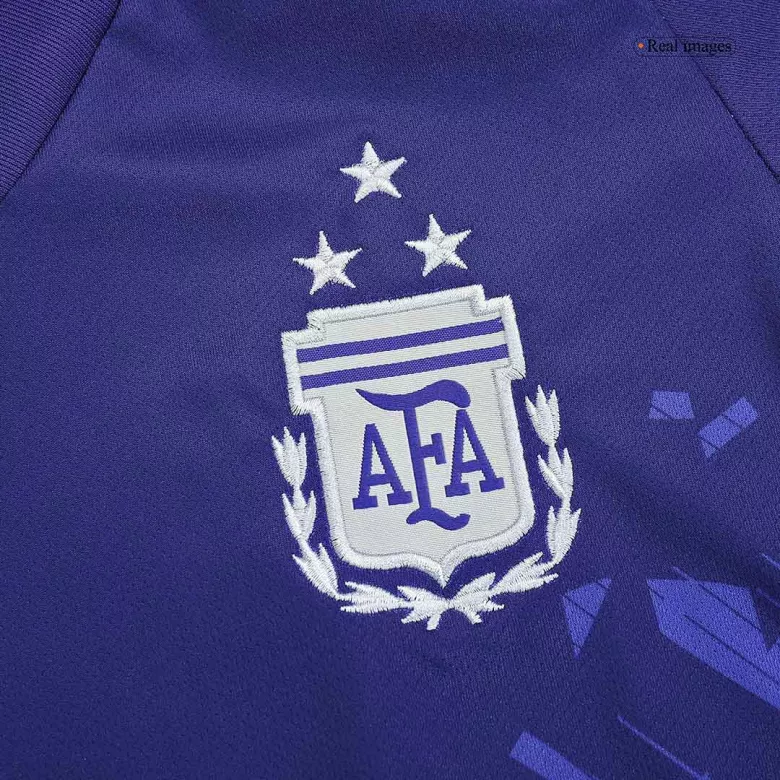 Women's MESSI #10 Argentina Three Stars Away Jersey 2022 - vstockx