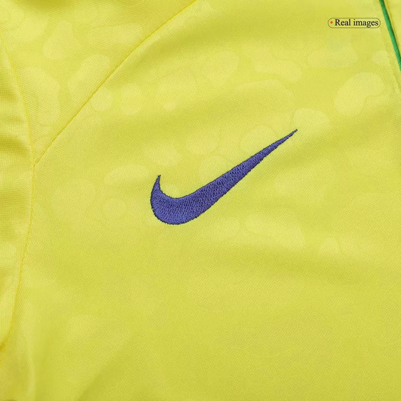 Brazil Home Kids Soccer Jerseys Kit 2022 - vstockx
