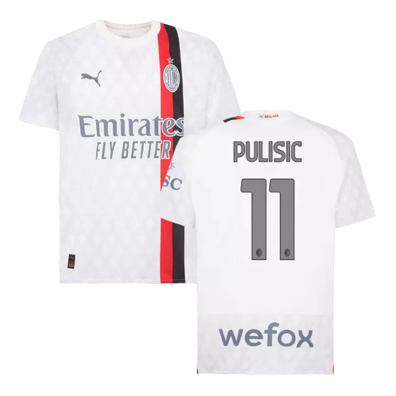 PULISIC #11 AC Milan Away Soccer Jersey 2023/24 - vstockx