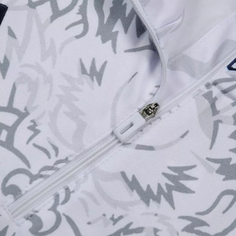 Real Madrid 1/4 Zip Tracksuit 2023/24 Gray - vstockx