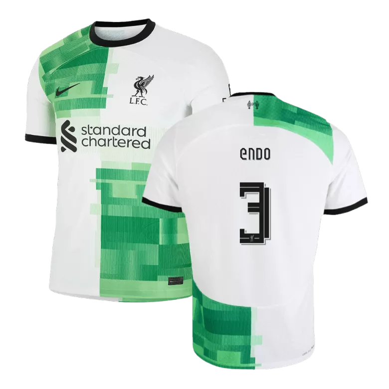 ENDO #3 Liverpool Away Soccer Jersey 2023/24 - UCL - vstockx