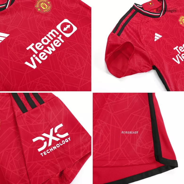 Kids Manchester United Home Soccer Jersey 2023/24 - Discount - vstockx